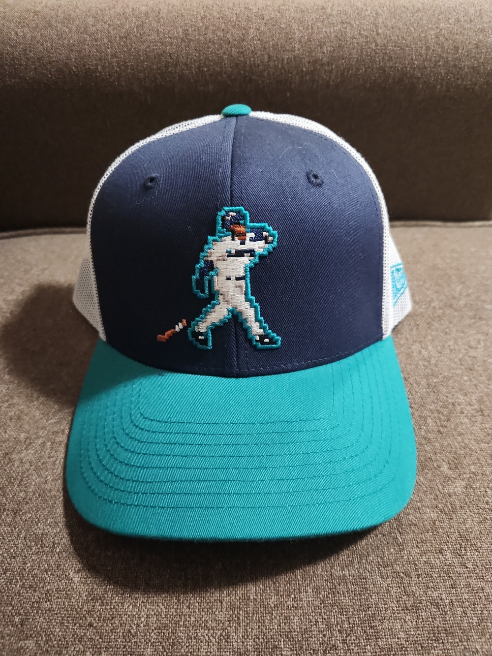 Seattle Mariners Hat Snapback Trucker Mesh Baseballism Blue MLB Ken Griffey Jr